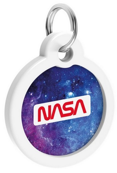 Collar WauDog Smart ID Zawieszka z QR-paszportem okrągła 3cm NASA21