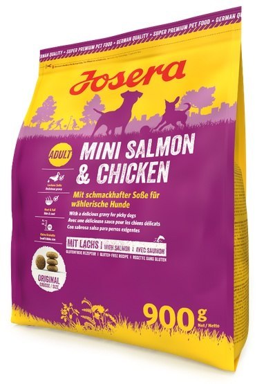 Josera Mini Salmon & Chicken Adult 900g GRATIS
