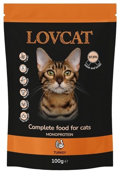 Lovcat Pure Turkey saszetka 100g
