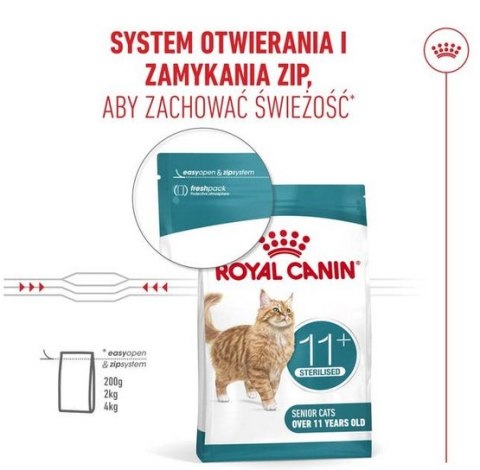 Royal Canin Ageing +11 Sterilised karma sucha dla kotów dojrzałych, sterylizowanych 400g