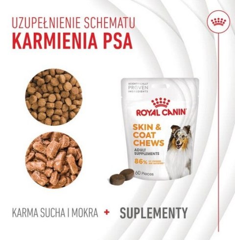 Royal Canin Skin & Coat Chews Adult Supplements 240g