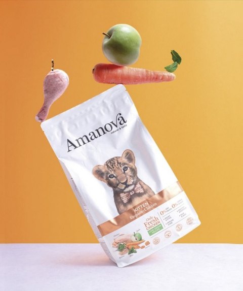 Amanova Cat Kitten Exquisite Chicken - kurczak 4kg