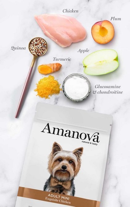 Amanova Dog Adult Mini Exquisite Chicken - kurczak 2kg