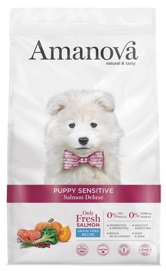 Amanova Dog Puppy Sensitive Salmon Deluxe - łosoś 2kg