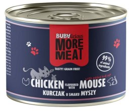 BUBAlicious Kot More Meat Duo kurczak i mysz puszka 185g
