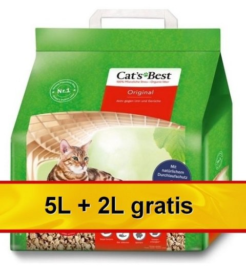 Cat's Best Original 7L / 3kg (5L+2L GRATIS)