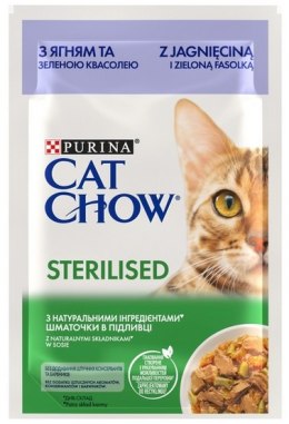 Purina Cat Chow Sterilised Jagnięcina saszetki 3+1 GRATIS 4x85g