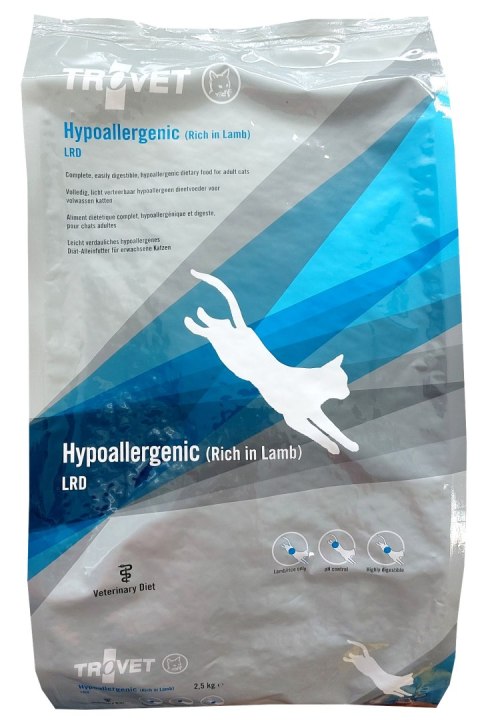 Trovet LRD Hypoallergenic Jagnięcina dla kota 2,5kg