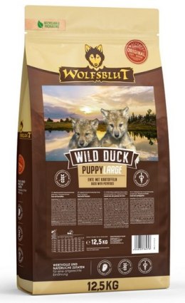 Wolfsblut Dog Wild Duck Puppy Large - kaczka i ziemniaki 12,5kg