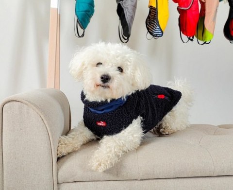 Zolux Ciepła bluza dla psa Bouclette R.35 granatowa