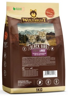 Wolfsblut Dog Black Bird Puppy Large - indyk i bataty 1kg