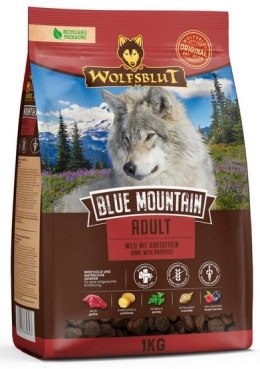 Wolfsblut Dog Blue Mountain Adult - dziczyzna i ziemniaki 1kg