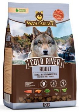 Wolfsblut Dog Cold River Adult - pstrąg i bataty 1kg